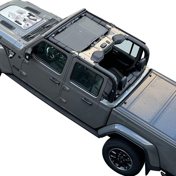 Shadeidea Front Sun‎ Shade for Jeep Gladiator JT (2018–2023) – Gray - Picture 1 of 8